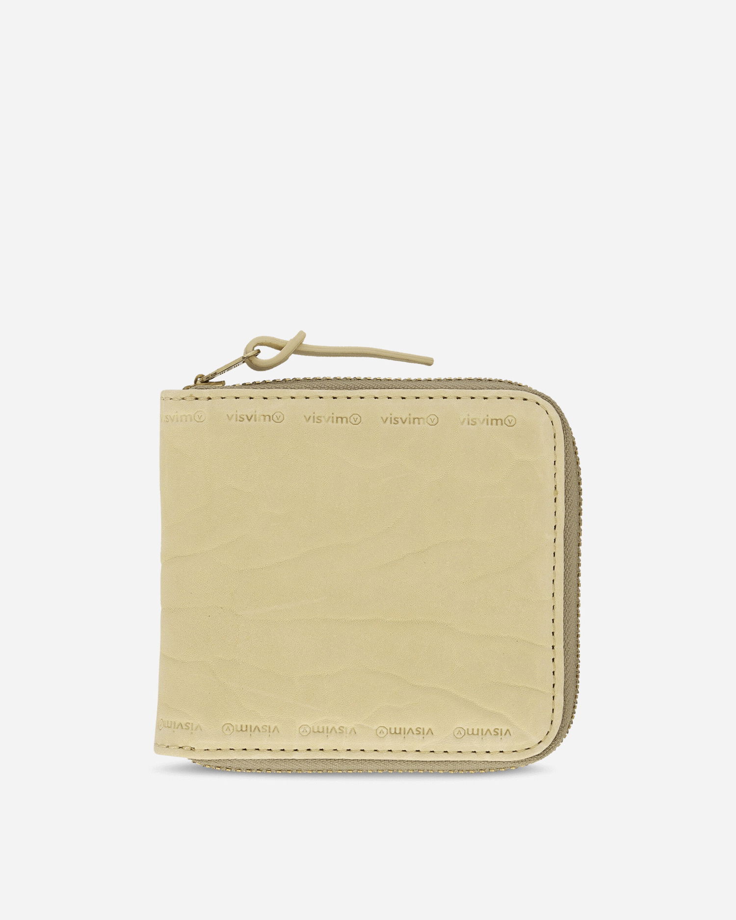 Tegnebog visvim Leather Bi-Fold Wallet Beige | 0125203003028 2, 1