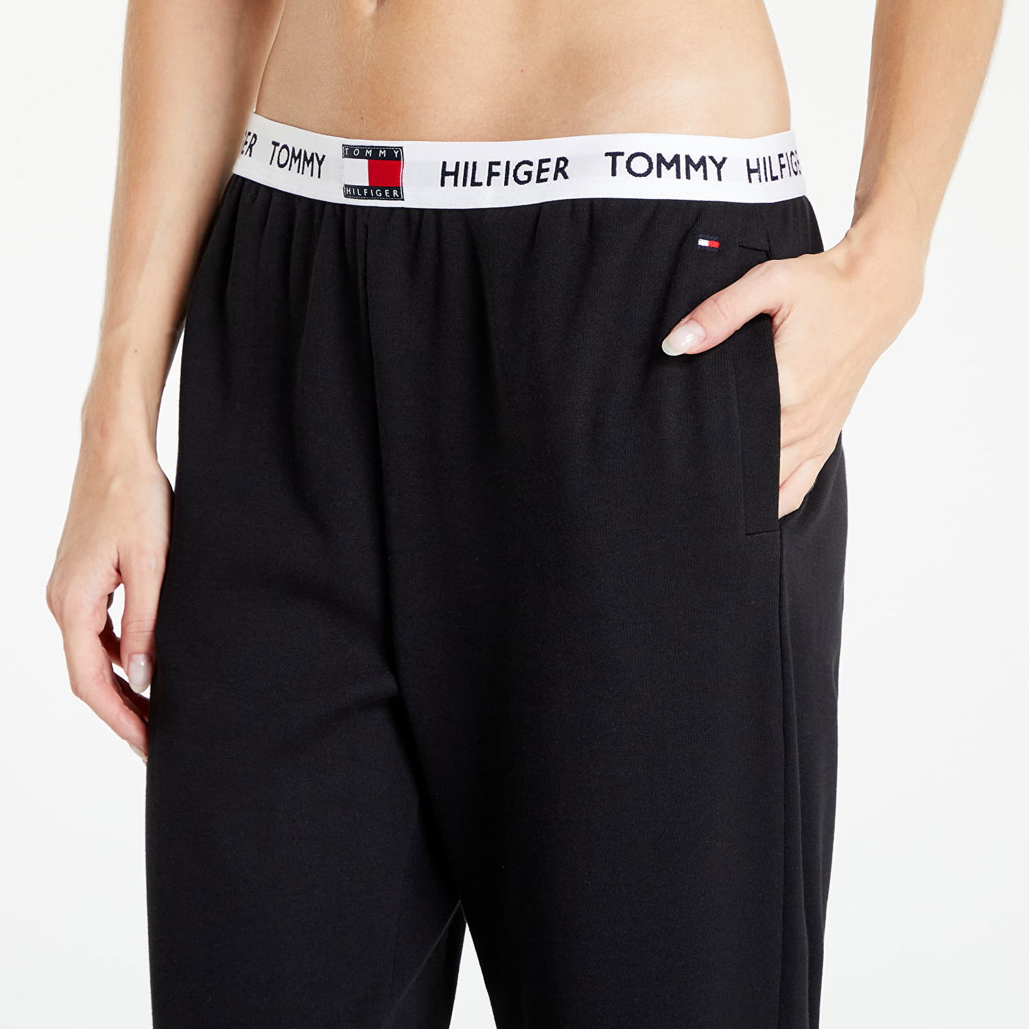 Joggingbukser Tommy Hilfiger 85 Pants LWK Sort | UW0UW02274 BDS, 1