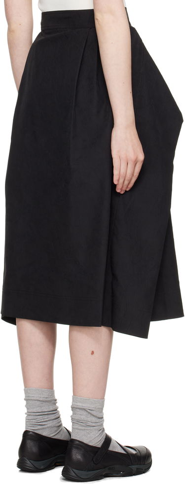 Nederdel YMC YMC George Midi Wrap Skirt Sort | Q3YAA, 2
