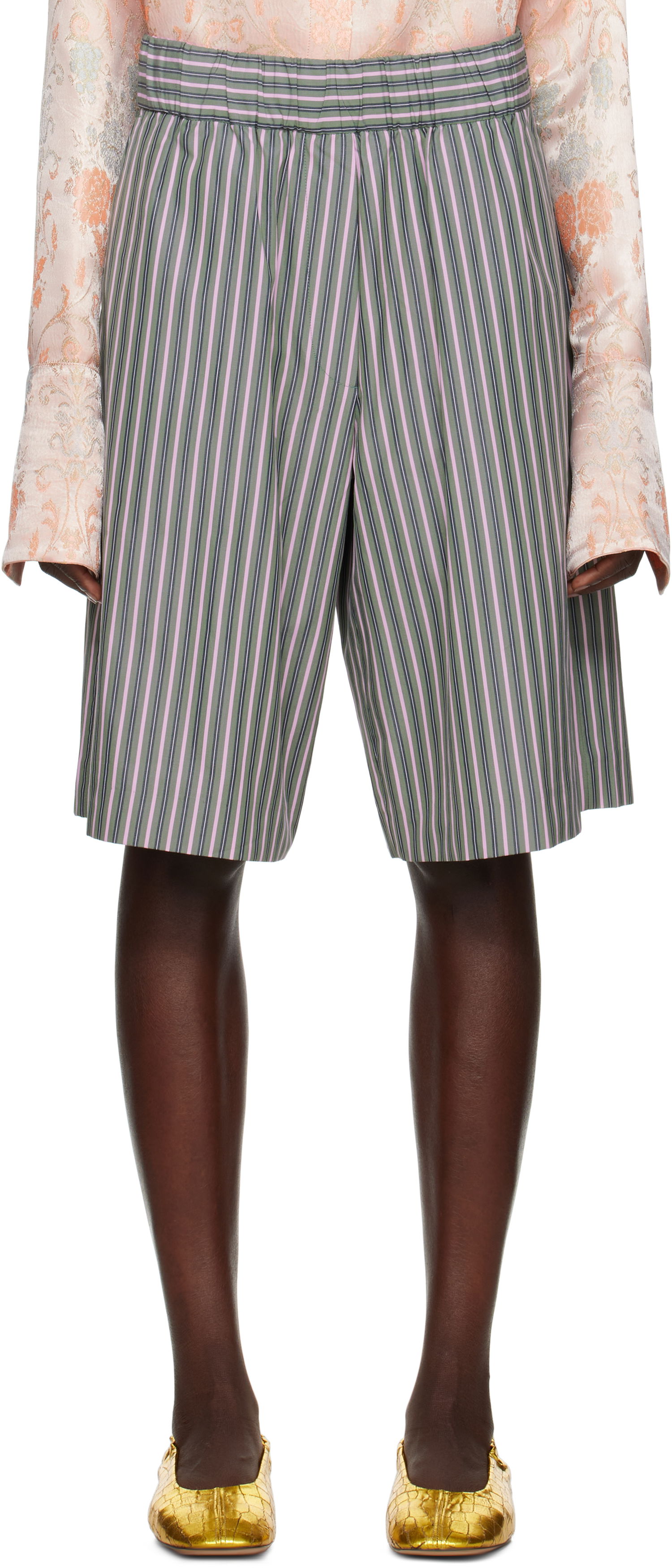 Shorts Dries Van Noten Dries Van Noten Striped Shorts Flerfarvet | 251-010912-1375, 0