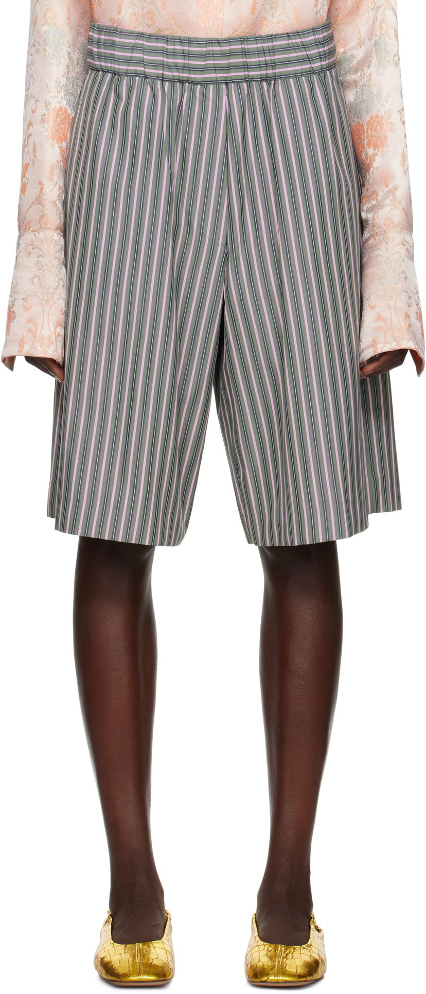 Shorts Dries Van Noten Dries Van Noten Striped Shorts Flerfarvet | 251-010912-1375