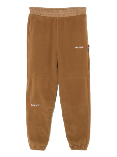 Joggingbukser BAPE Polartech Fleece Pants Beige | 1H80-152-009