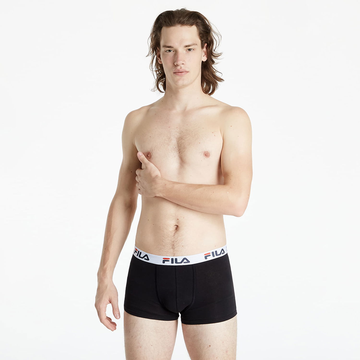 Boksere FILA Boxers 2-Pack Flerfarvet | FU5016/2 black anthracite, 1