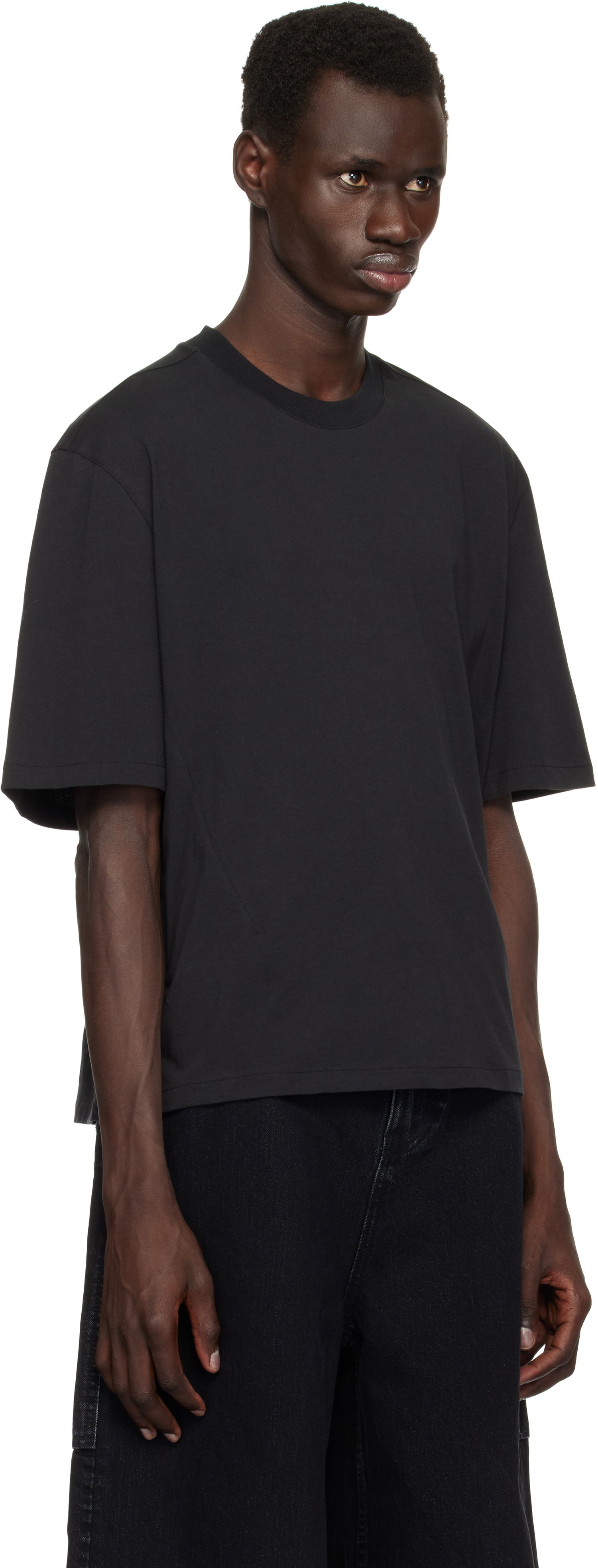 T-shirt Entire Studios Entire Studios Dart T-Shirt Sort | ES2252SO, 1