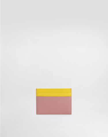 Tegnebog Dolce & Gabbana Dolce & Gabbana Calfskin Card Holder With DG Logo Lyserød | BI0330A9M758B407, 2