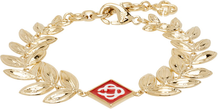 Armbånd Casablanca Casablanca Gold-Tone Laurel Leaf Bracelet Metalisk | APF25-JW-254-01