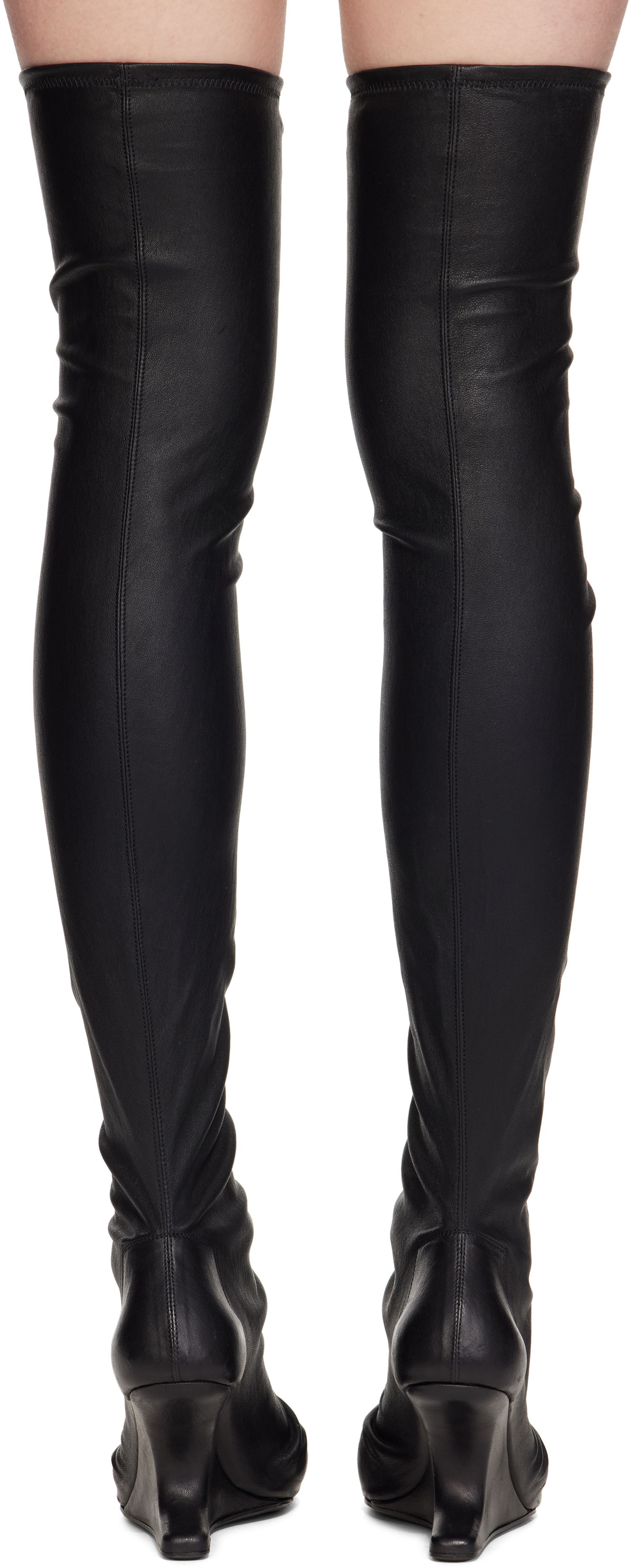 Sokker Rick Owens Rick Owens Cantilever Tall Boots Sort | RP01E7801 LS, 1