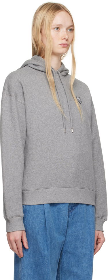 Sweatshirt MAISON KITSUNÉ Maison Kitsuné Fox Head Patch Comfort Hoodie Grå | MW00704KM0321, 1