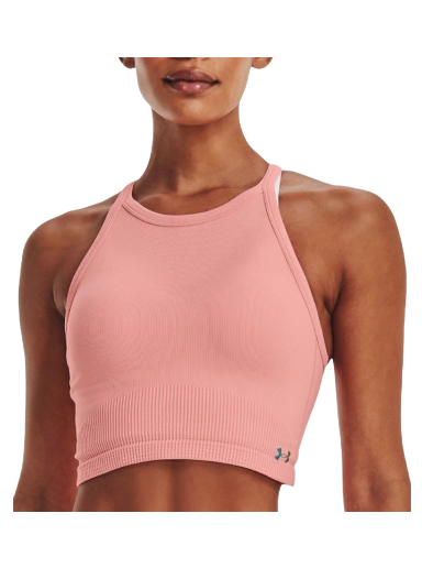 Crop top Under Armour Rush Seamless Crop Top Lyserød | 1377597-603