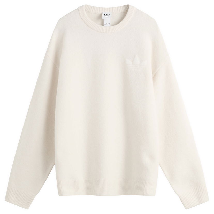 Sweater adidas Originals Knitted Sweatshirt Hvid | KF2339