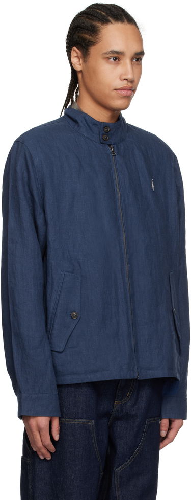 Bomberjakke Polo by Ralph Lauren Ralph Lauren 'The Bedford' Reversible Jacket Mørkeblå | 710962187002, 1
