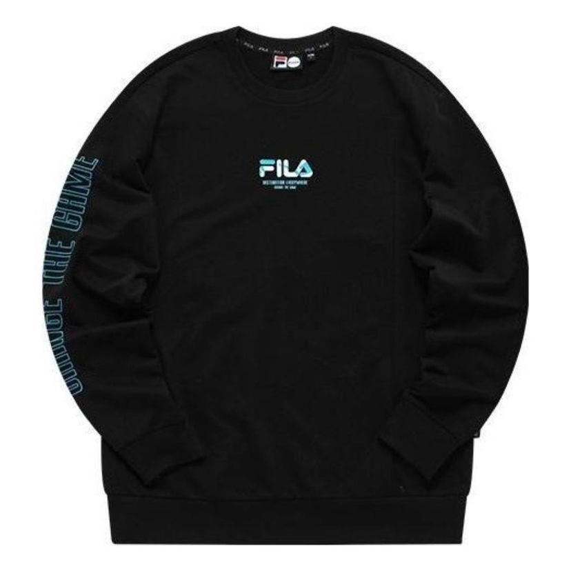 Sweatshirt FILA Fusion Knitted Pullover Sweatshirt Sort | T11M133203F-BK
