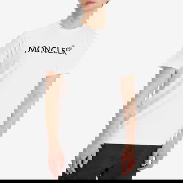 T-shirt Moncler Men's Logo T-Shirt Size X-Small Hvid | 8C000-75-8390T-001, 2