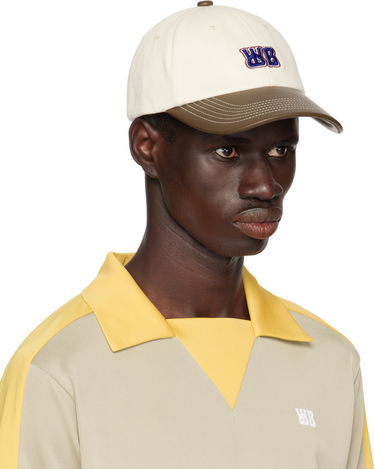 Kasket Wales Bonner Wales Bonner Original Baseball Cap Hvid | US25HA07-000 COTTON / TAN, 1