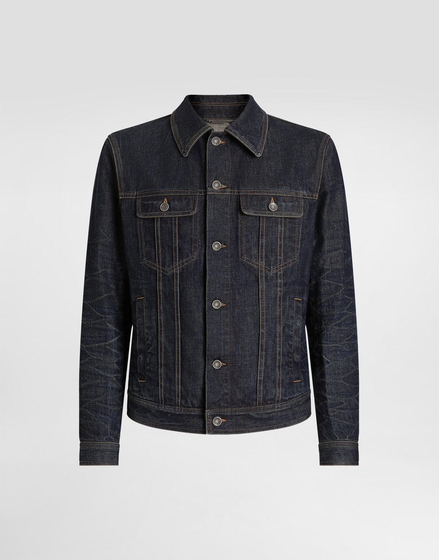 Jakke Dolce & Gabbana Dolce & Gabbana Cotton Denim Jacket Blå | G9BKPDG8NJ2S9001, 0