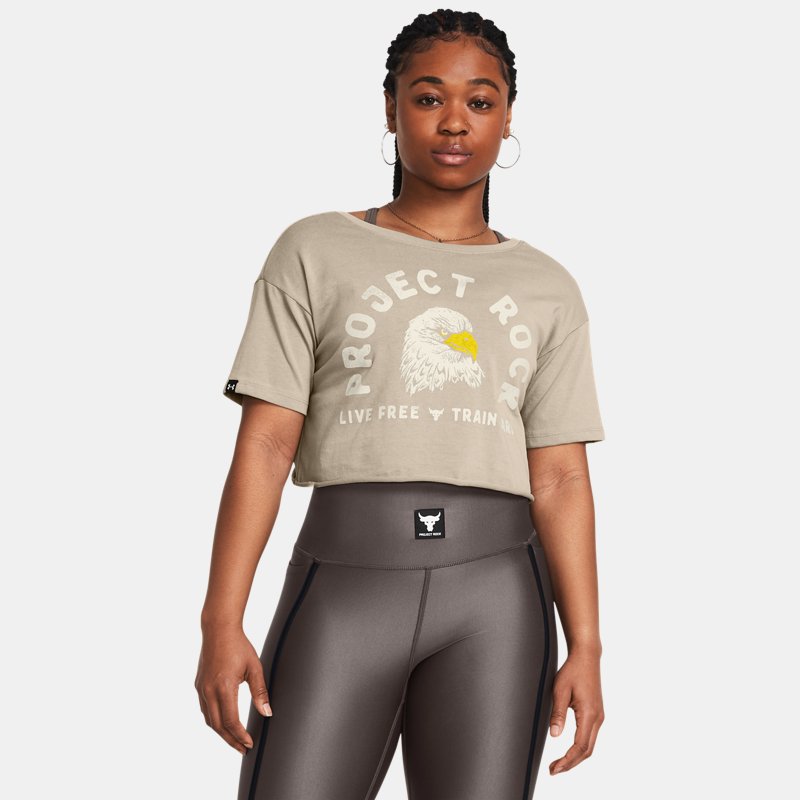 T-shirt Under Armour Project Rock Balance Beige | 1383420-203, 0