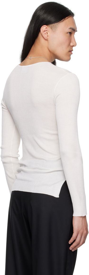 Sweater Enfants Riches Déprimés Enfants Riches Déprimés Fitted Thermal Sweater Hvid | 080-241, 2