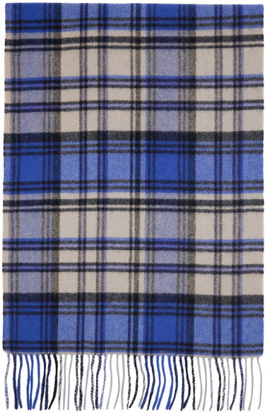 Tørklæde ADER ERROR Plaid Muffler Scarf Blå | BMADFWAC0401BL, 1