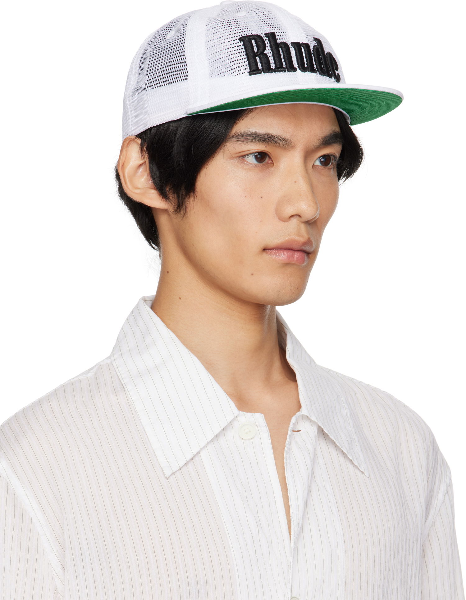 Kasket Rhude Rhude Logo Mesh Trucker Cap Hvid | RHPF25HA01016, 1