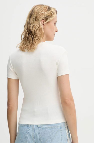T-shirt Nanushka Axton Fitted Short Sleeve T-shirt Hvid | NW24PFTP2490, 2