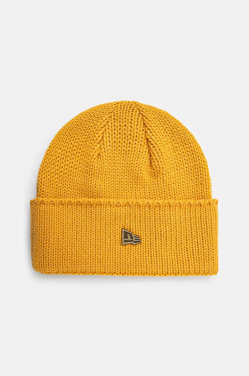 Beanie New Era WIDE CUFF BEANIE Gul | 60565448, 0