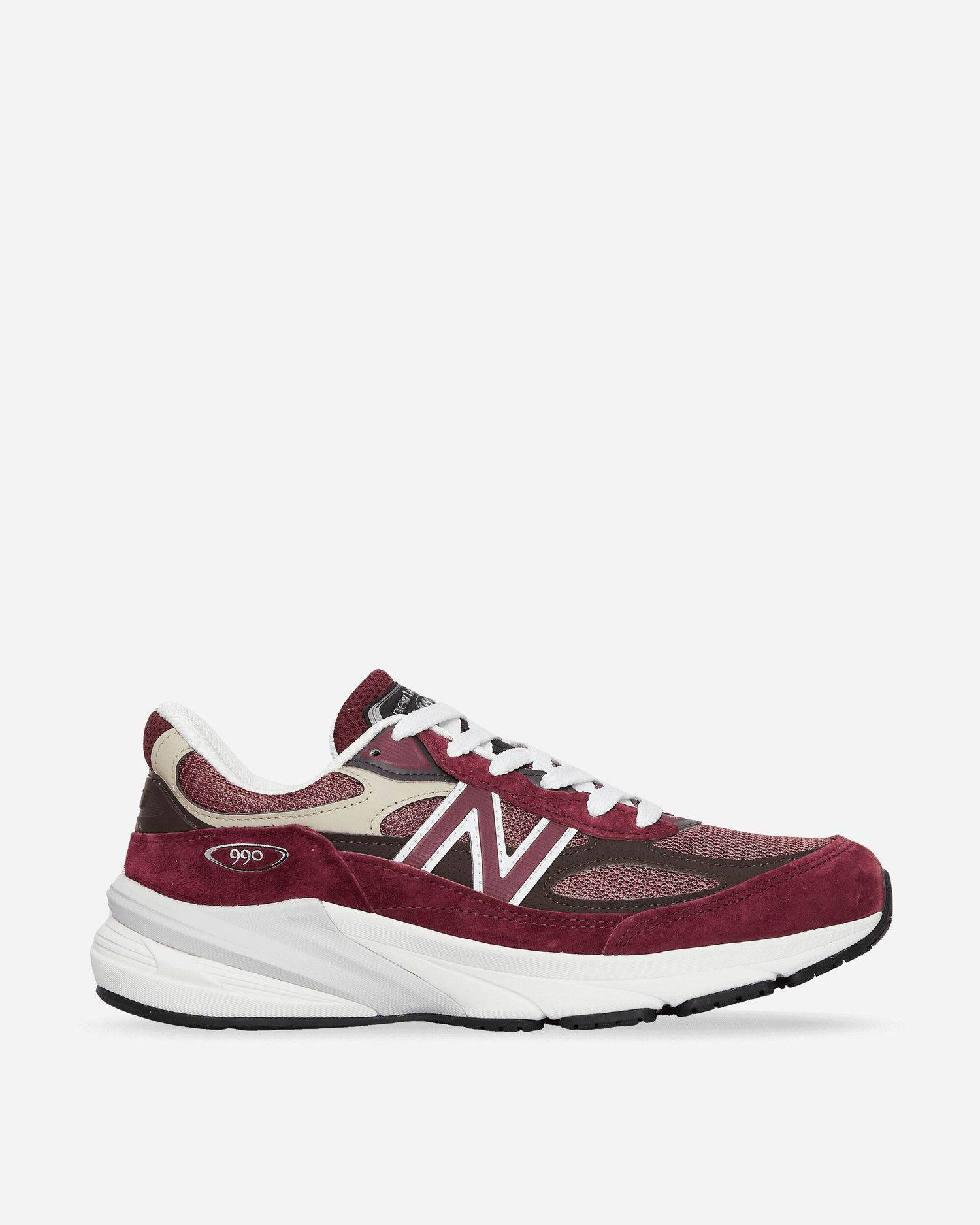 Sneakers og sko New Balance 990v6 Made in USA "Burgundy / Tan" Bourgogne | U990BT6, 0