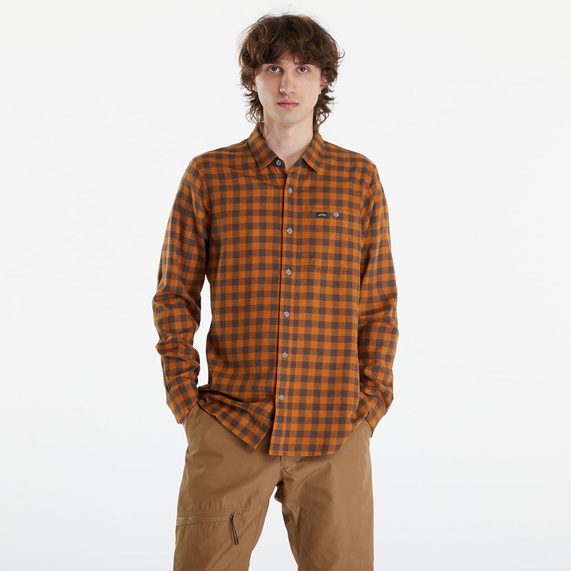 Skjorte Lundhags Lundhags Ekren Long Sleeve Shirt Orange | 1119095-006