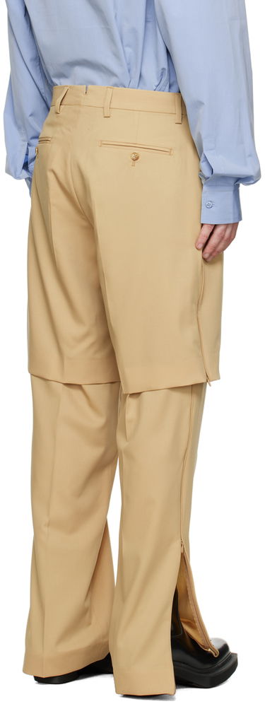 Bukser VETEMENTS Layered Trousers Beige | VL16PA340S, 2