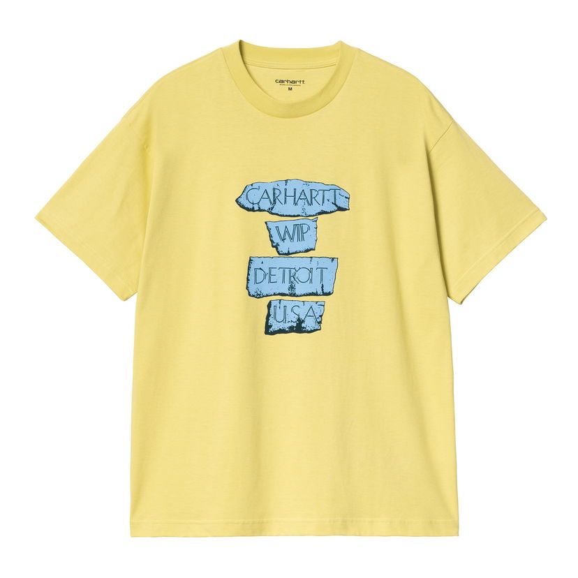 T-shirt Carhartt WIP Carhartt WIP Masterpiece Short Sleeve T-Shirt Gul | I035196_18