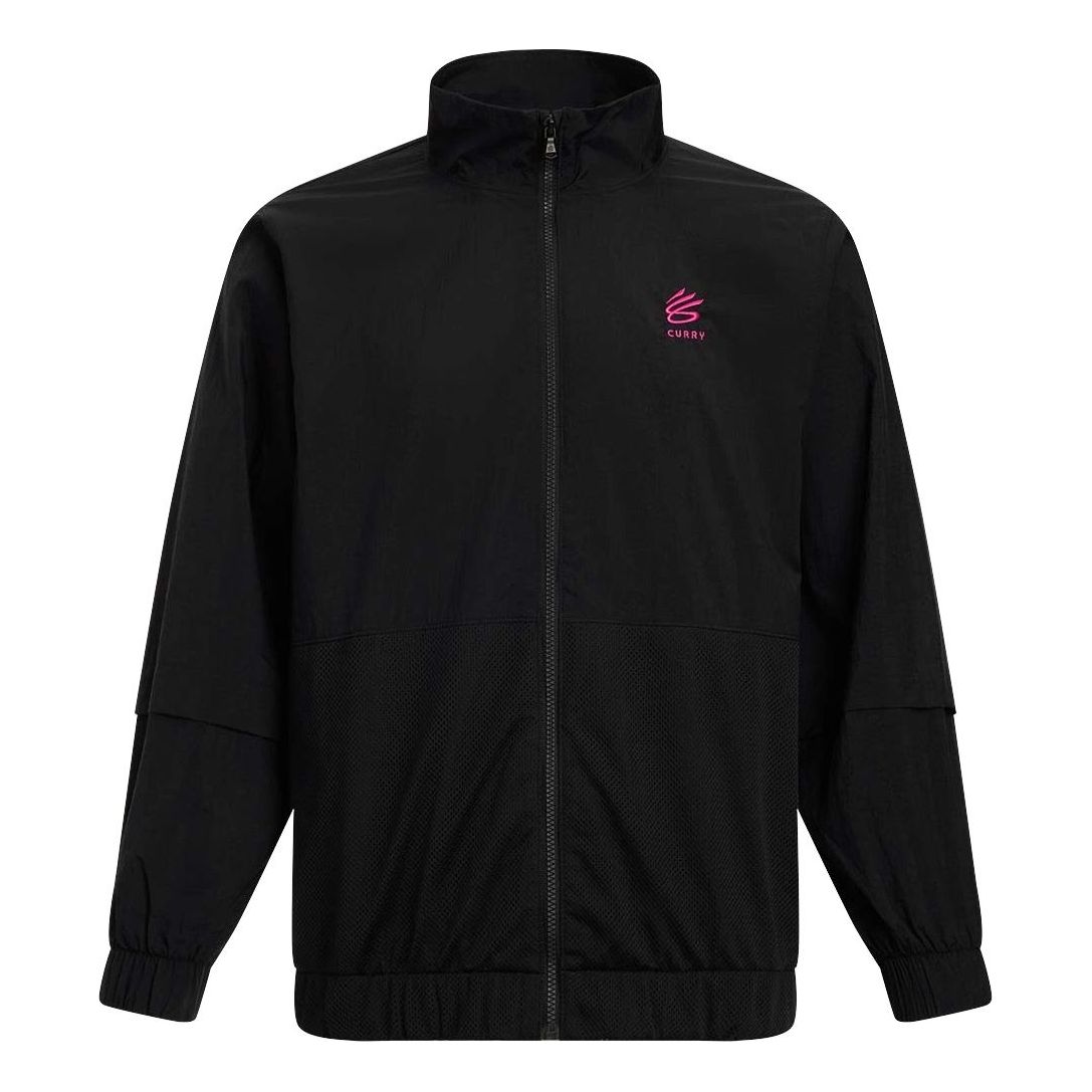 Vindjakke Under Armour Curry Tour Graphic Track Jacket Sort | 6000781-001, 0