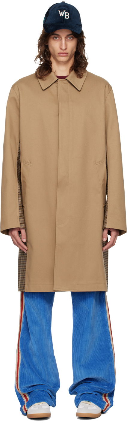 Frakker Wales Bonner Tan Tenor Coat Beige | UA24CO07-CO03-800