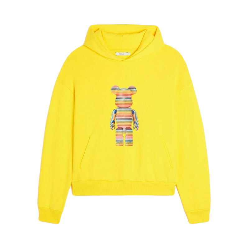 Sweatshirt PANGAIA Pangaia x Haroshi x Medicom Toy Recycling Hoodie Hvid | 752-148-0001, 1