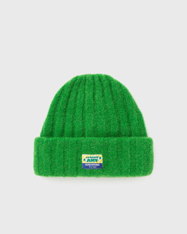 Beanie American Vintage VITOW Knitted Ribbed Beanie Grøn | VITO22AH25-TREFLE, 2