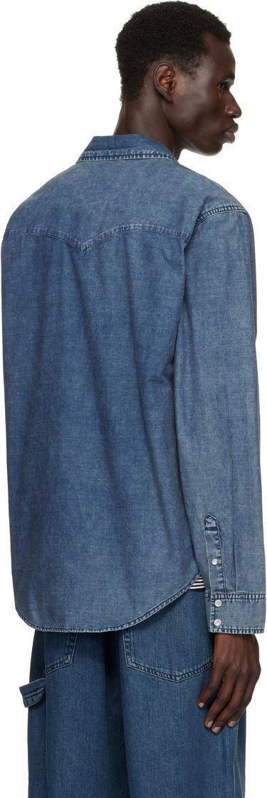 Skjorte ISABEL MARANT Isabel Marant Vasco Denim Shirt Blå | 25PCH0214HB-C1I01H, 2