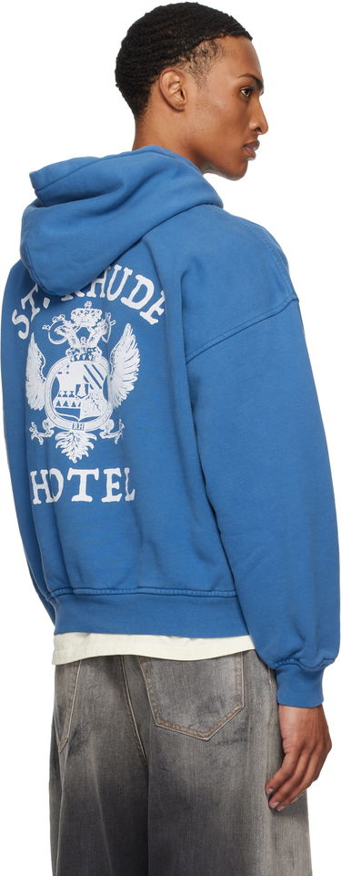Sweatshirt Rhude Rhude 'St Rhude' Seal Hoodie Blå | RHPF25HO01012, 2