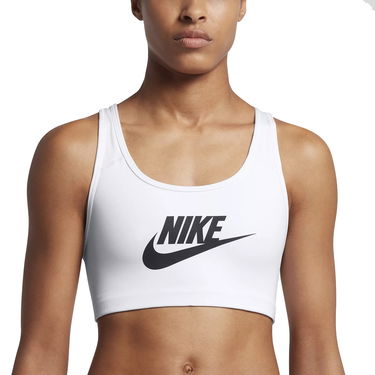 Bh Nike Nike Swoosh Futura Sports Bra Hvid | 899370-100, 4