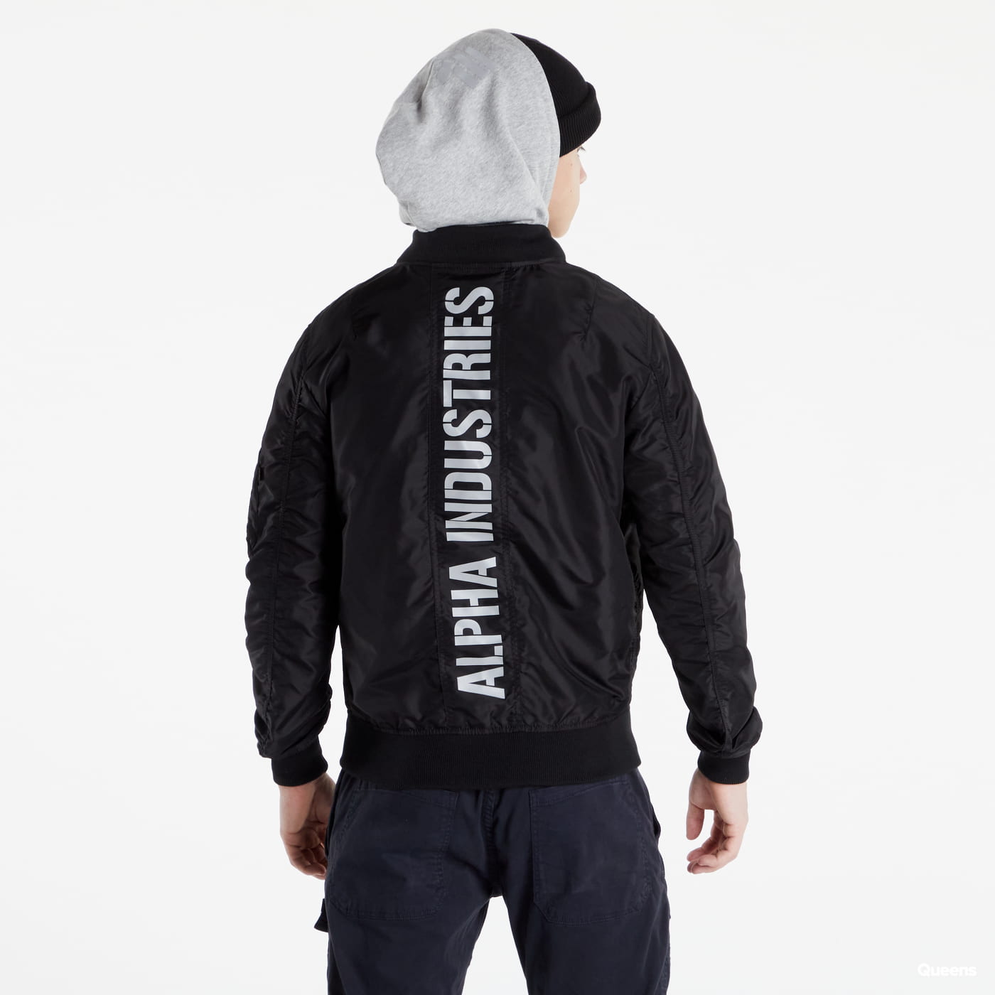 Bomberjakke Alpha Industries Bomber MA-1 TT Hood BP Sort | 106103-03, 1