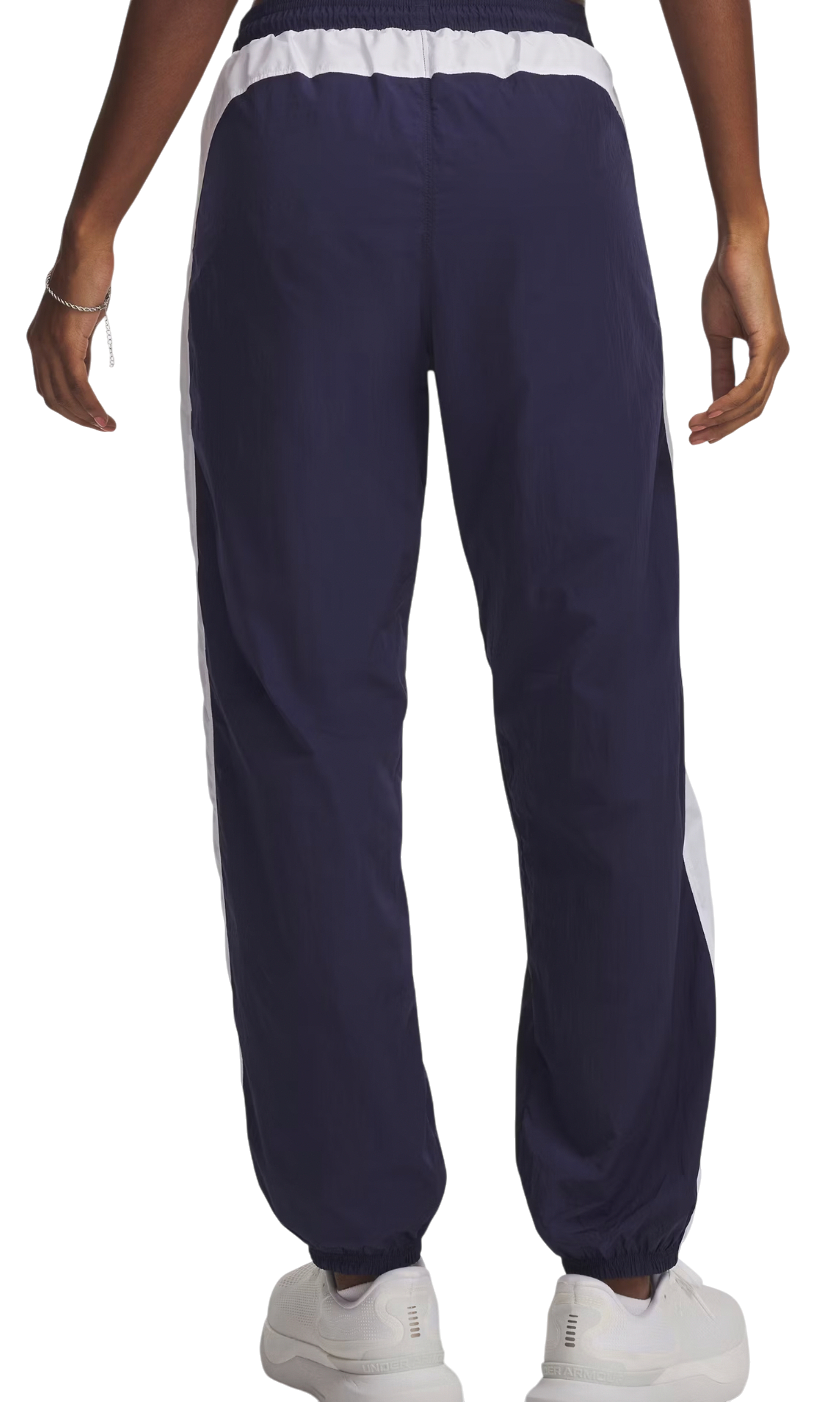 Joggingbukser Under Armour Icon Crinkle Side-Stripe Track Pants Mørkeblå | 6007112-403, 1