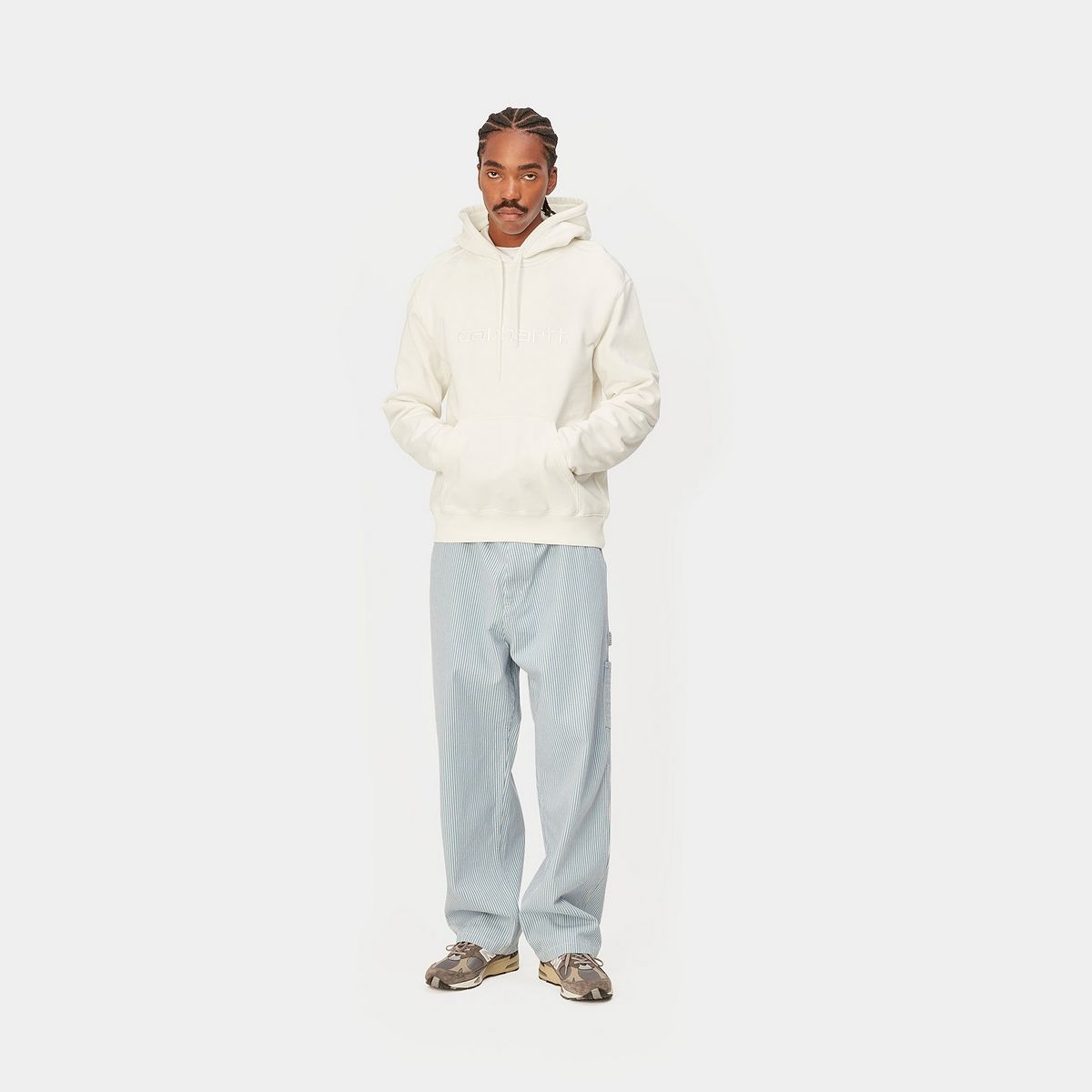 Sweatshirt Carhartt WIP Hooded Duster Sweat "Wax garment dyed" Beige | I030145_D6_GD, 1