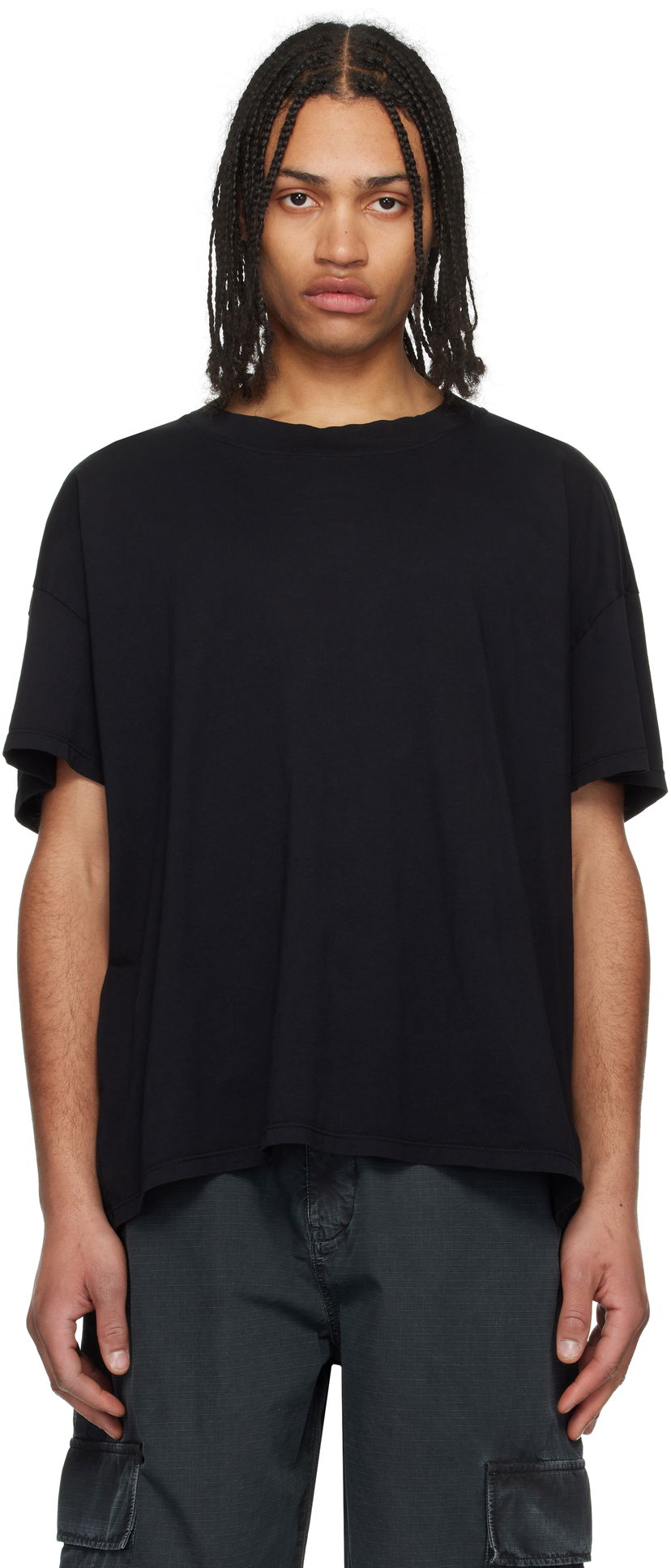 T-shirt LES TIEN Les Tien Oversized T-Shirt Sort | CJ-2094