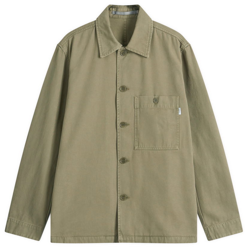 Skjorte NORSE PROJECTS Norse Projects Standard Twill Overshirt Grøn | N50-0260-8076