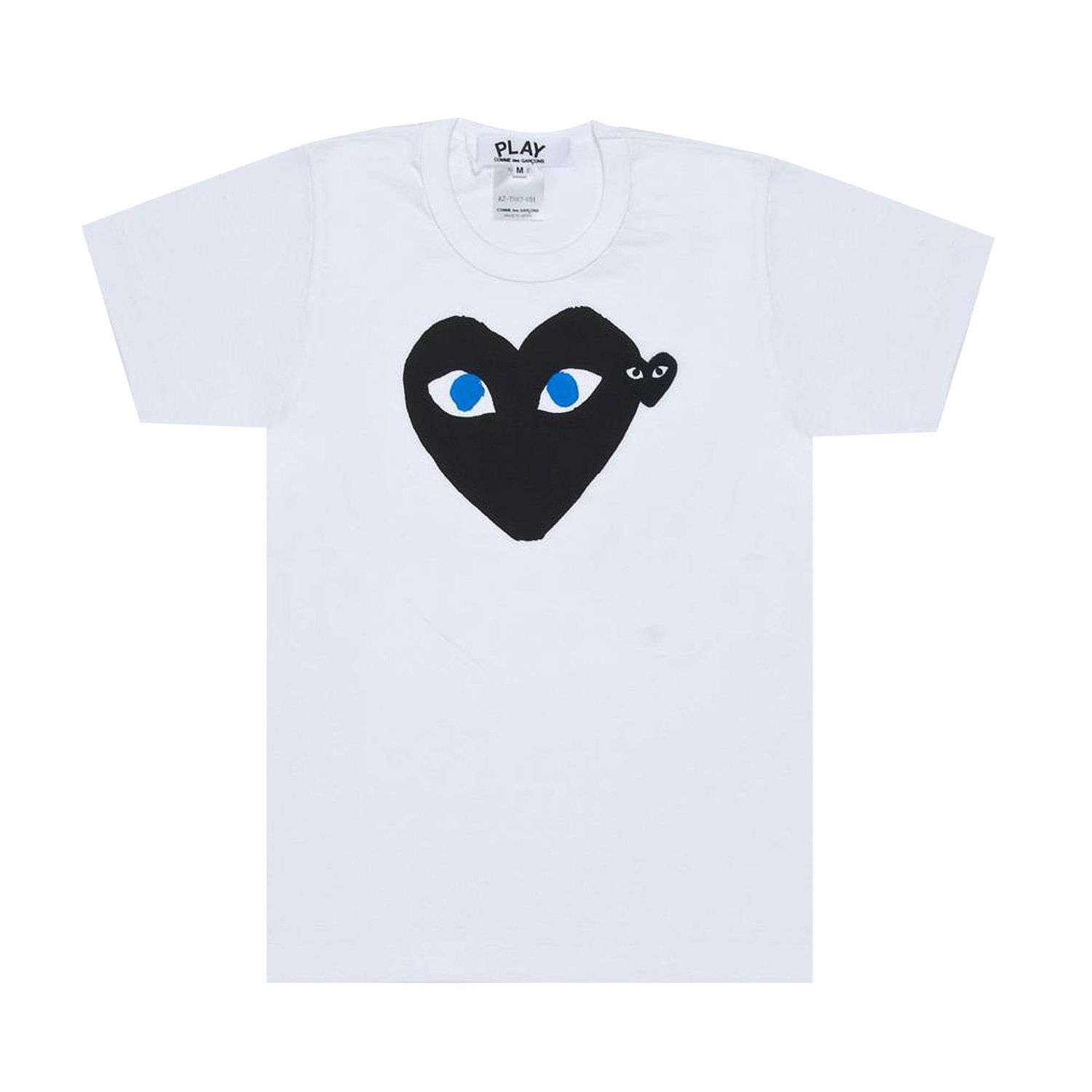 T-shirt Comme des Garçons PLAY Emblem Heart T-Shirt Hvid | AZ T088 051 1, 1