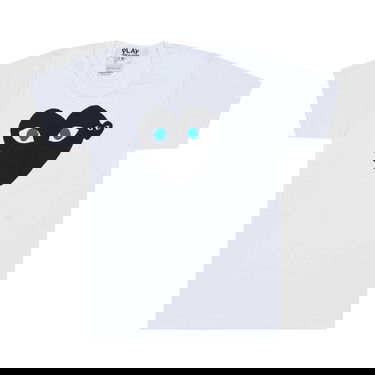 T-shirt Comme des Garçons PLAY Emblem Heart T-Shirt Hvid | AZ T088 051 1, 1