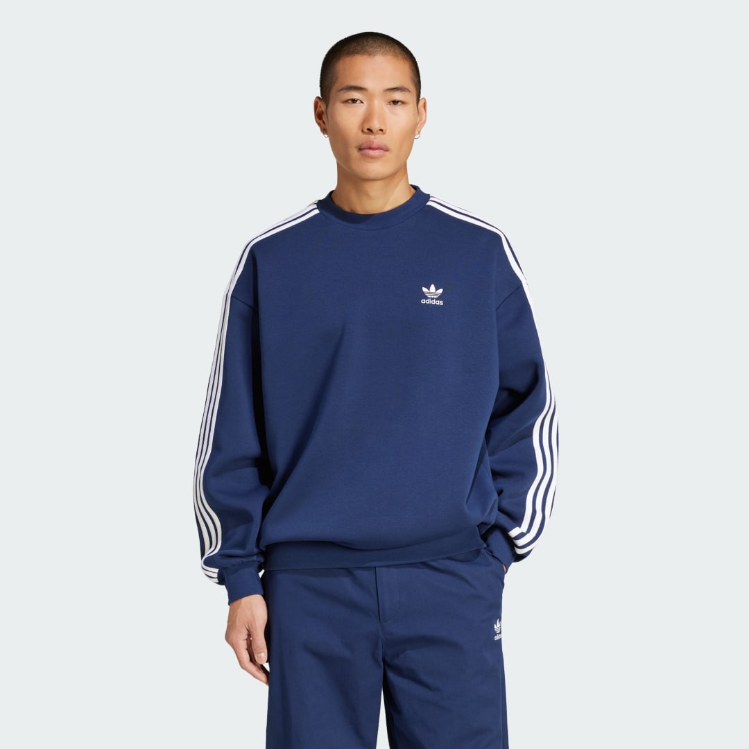 Sweatshirt adidas Performance Oversized Crewneck Sweatshirt Blå | JP1063, 0