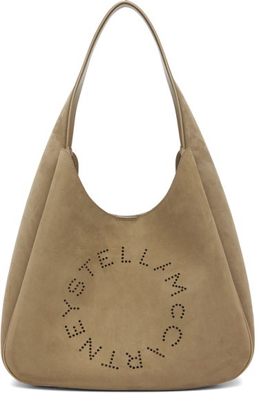 Mulepose Stella McCartney Stella McCartney Faux-Suede Logo Tote Beige | 7B0102WP0590, 0