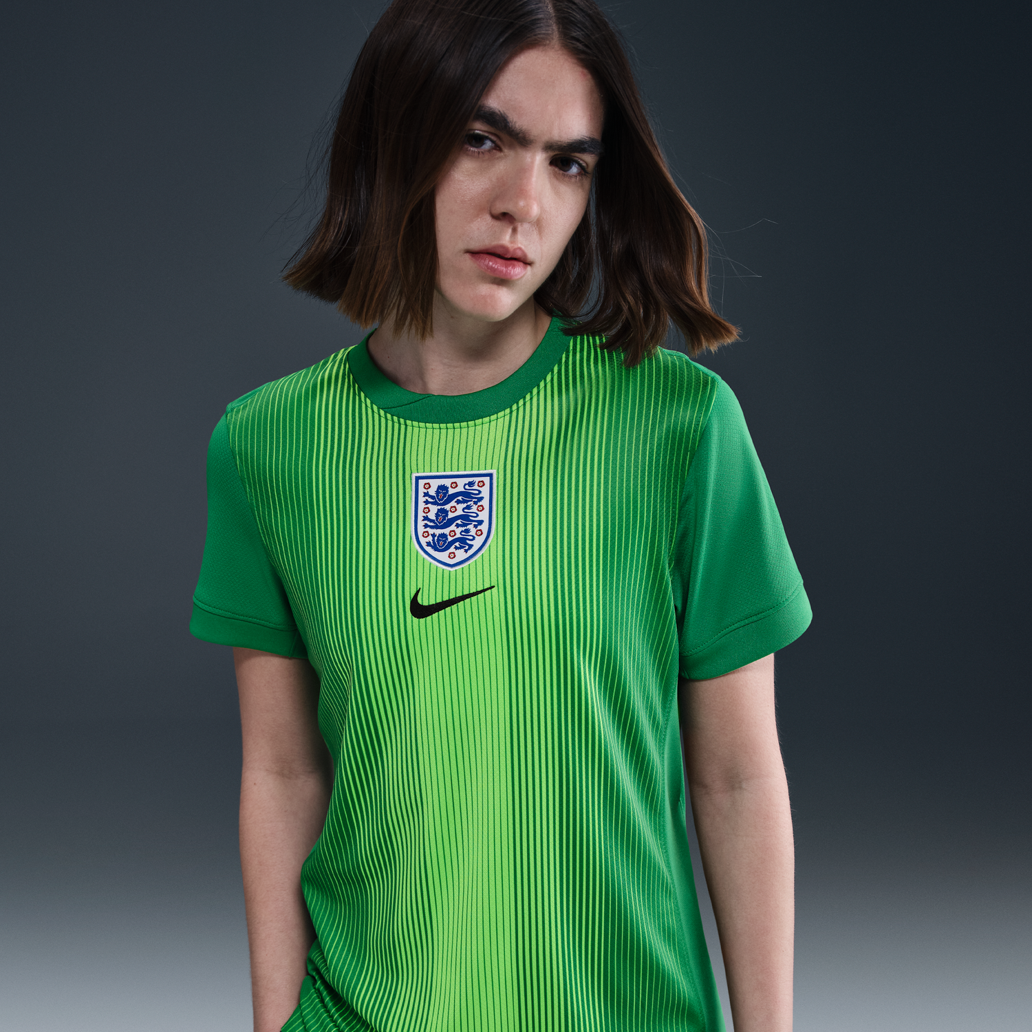 Jersey Nike England Stadium 2025/26 Dri-FIT Replica Goalkeeper Short Sleeve Jersey Grøn | IF3957-310, 0
