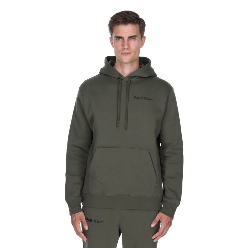 Sweatshirt Nike PSG NSW Club Pullover Hoodie Grøn | HM2888-325