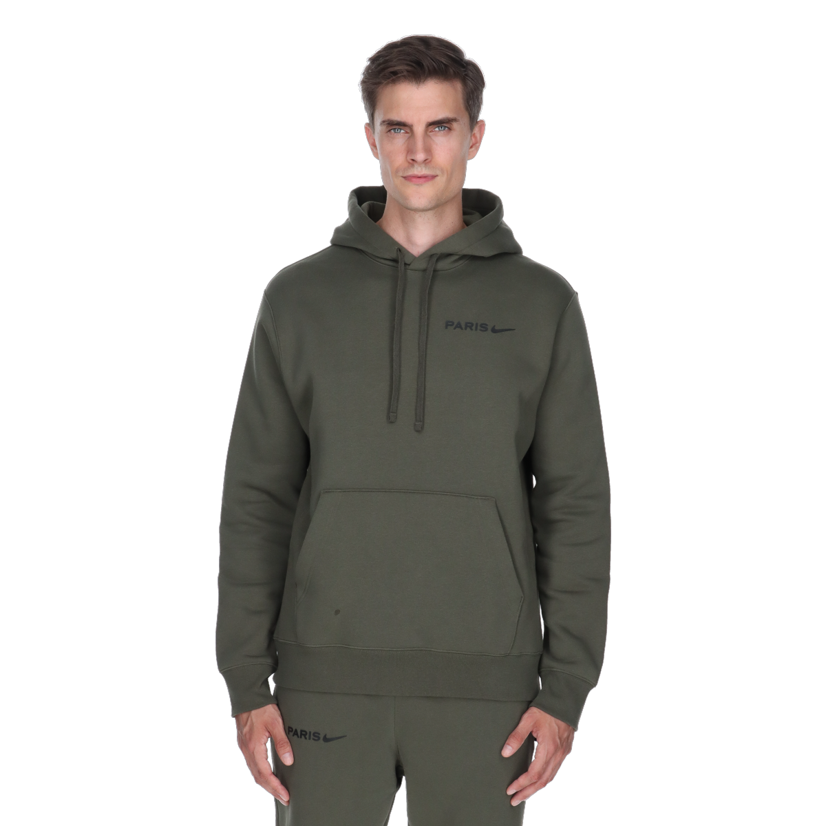 Sweatshirt Nike PSG NSW Club Pullover Hoodie Grøn | HM2888-325, 0