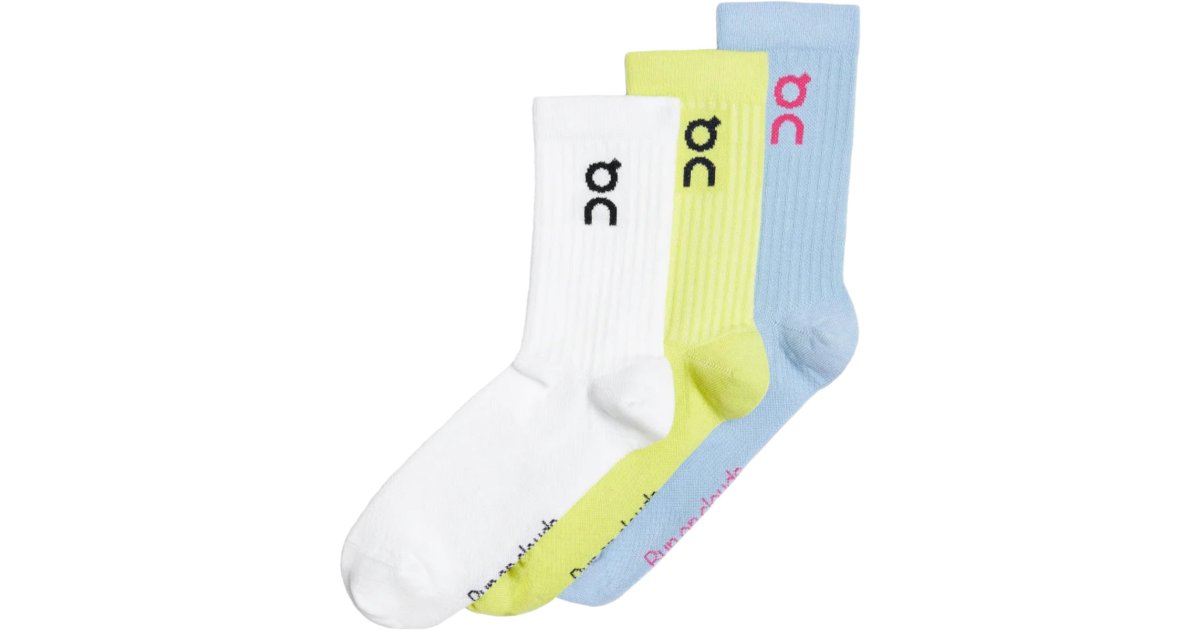 Sokker On Running 3-pairs Socks Flerfarvet | 399-01721, 1