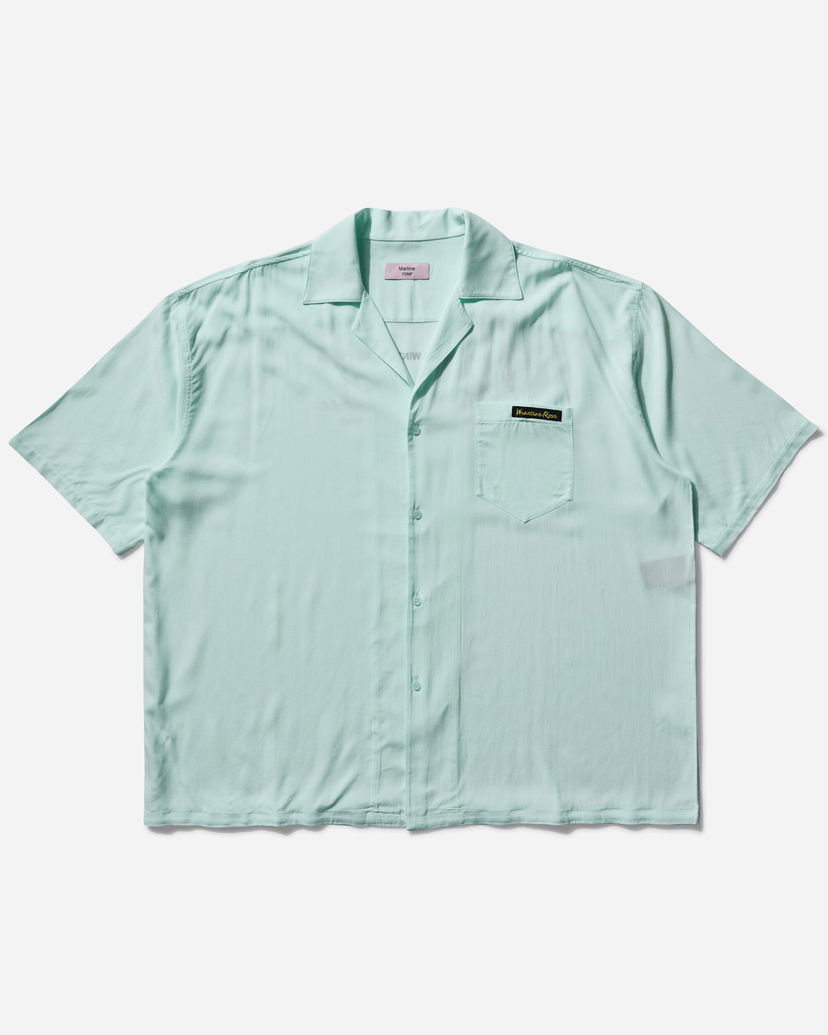 Skjorte Martine Rose Hawaiian Shirt Grøn | 404WS13412A